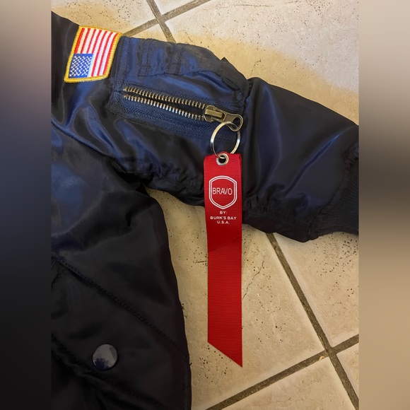 COPY - ALPHA INDUSTRIES YOUTH NASA MA-1 FLIGHT BOMBER JACKET, Kids 3T - Picture 5 of 12